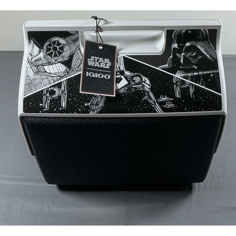 Igloo Star Wars Playmate Classic Cooler 14 Qt Storyboard Darth Vader X-Wing New